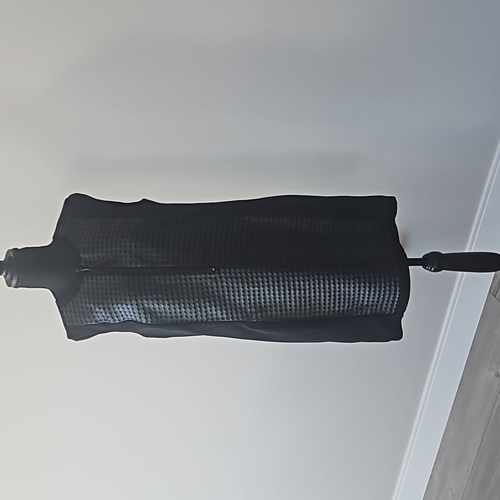 Worthington | Womens Black Zip Midi Dress Size 12